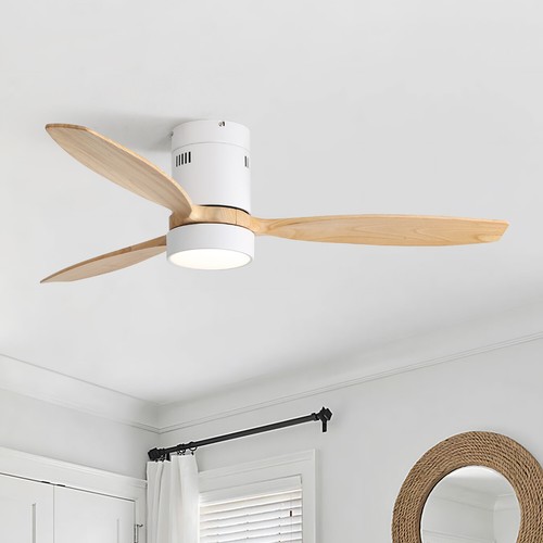 52in solid wood ceiling fan - solid,
